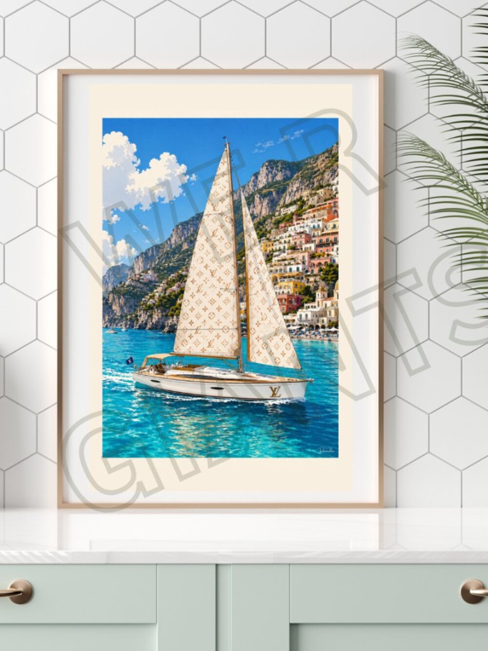 Louis Vuitton Sailboat 11x17 Art Print